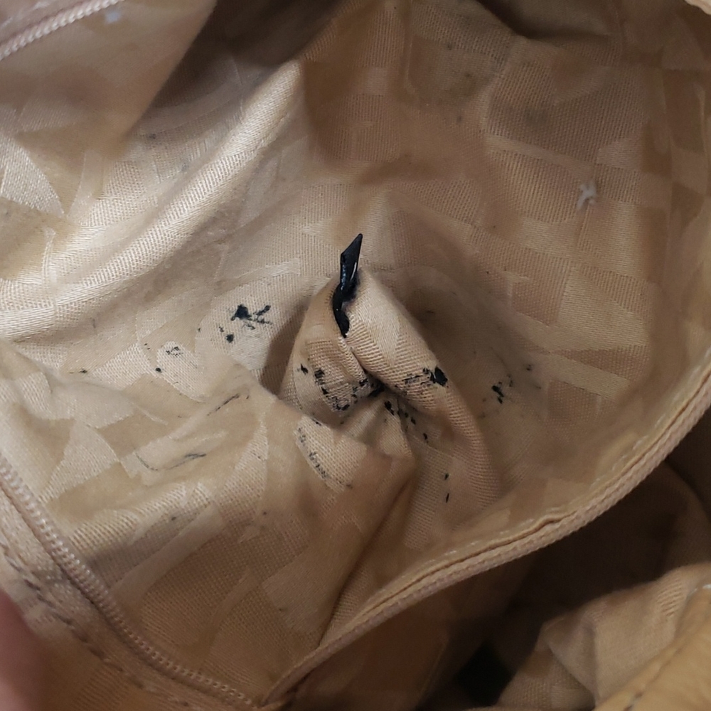 Furla Tan Pebbled Leather Hobo Shoulder Bag - Picture 7 of 7